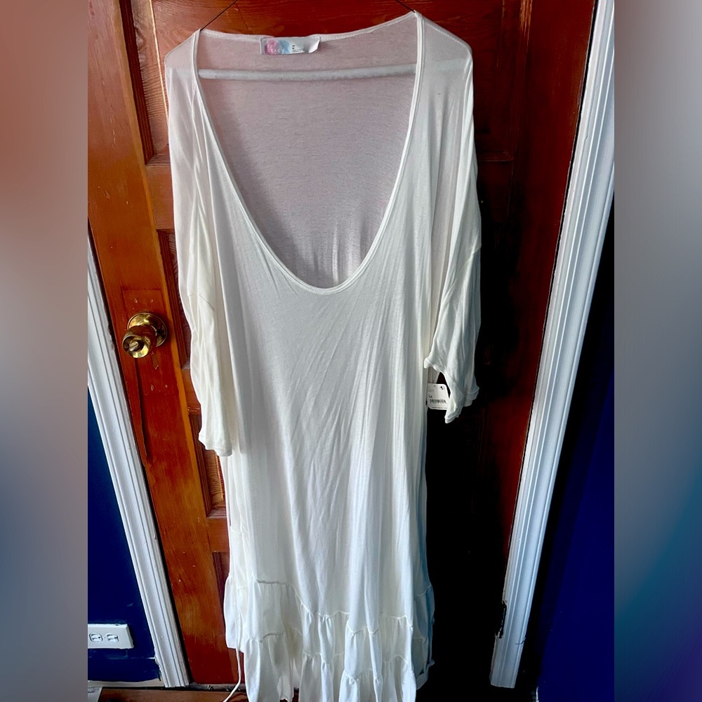 Free People (FP Beach Collection) White Maxi Dress